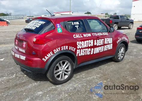 2013 Nissan Juke Sl from USA, damaged, VIN JN8AF5MR7DT215411